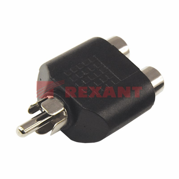 Купить ПереходНИК 1 штекер RCA - 2 гнезда RCA Rexant 14-0421