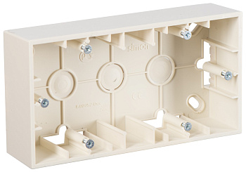 Simon 15 Бежевая Коробка 2-ая для наружного монтажа 1590752-031