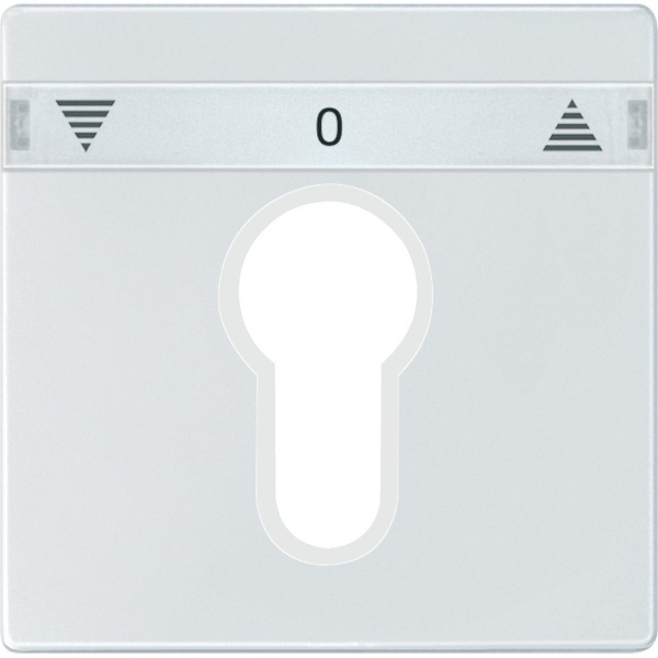 Купить SE Merten Aquadesign Полярно-Бел Центральная плата выключателя для жалюзи с фиксатором положения рольставней, замок (MTN348219)