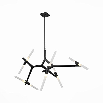 ST LUCE SL947.402.10 Люстра подвесная  Черный/Белый G9 10*40W