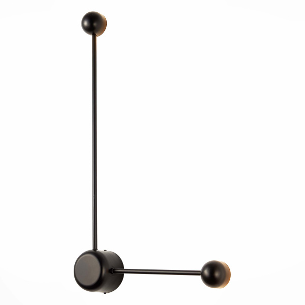 ST LUCE  SL6003.401.02 Светильник настенный Черный/Черный LED 2*4W 4000K