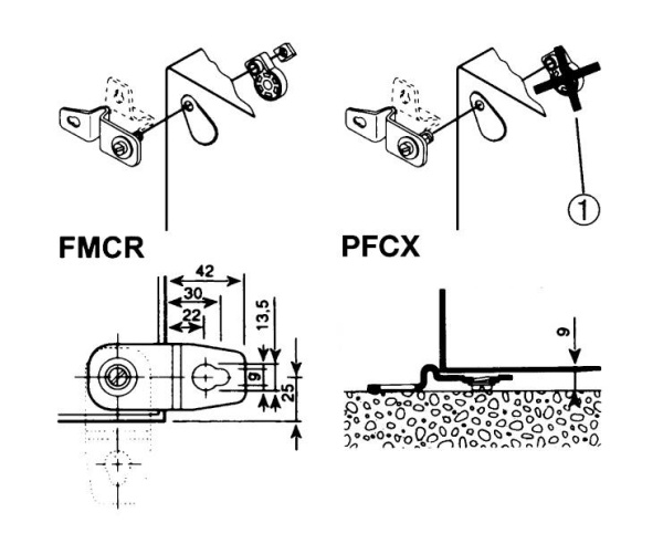 Купить SE 4 Проушины для SMX 304L нерж.сталь NSYFCMX