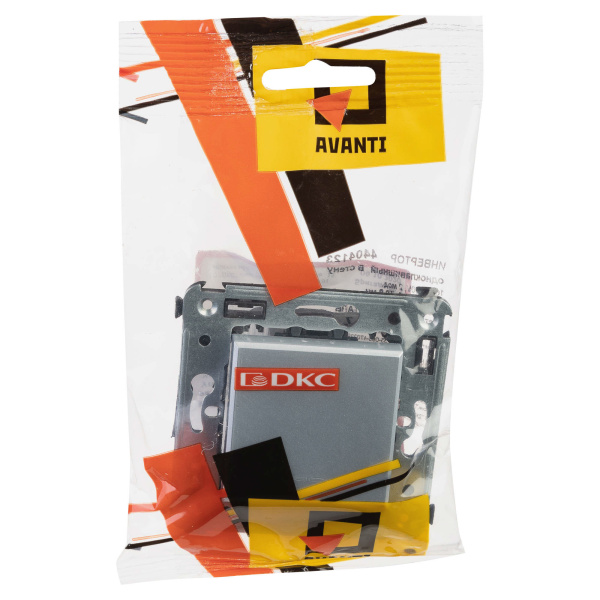 Купить DKC Инвертор одноклавишный в стену, "Avanti", "Закаленная сталь"