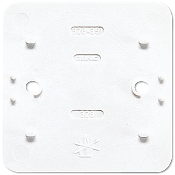 JUNG Плата монтажная, огнестойкая, для установки одинарных АР розеток 328