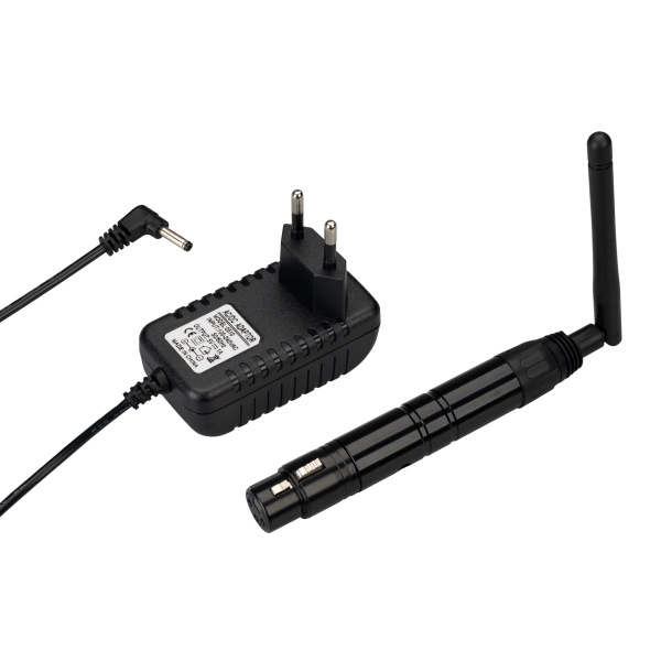 Arlight Усилитель SMART-DMX-Receiver Black (5V, XLR3 Male, 2.4G) (IP20 Металл, 5 лет) 028417