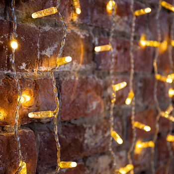 NEON-NIGHT Гирлянда "Светодиодный Дождь" 2х3м, постоянное свечение, прозрачный провод, 230 В, диоды ТЕПЛЫЙ БЕЛЫЙ, 760 LED 235-156