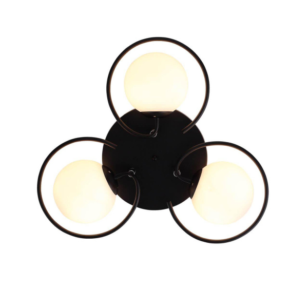 Купить Evoluce SL418.402.03 Люстра потолочная Черный/Белый E27 3*60W