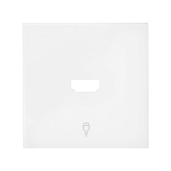 Simon 100 Белый матовый Накладка розетки HDMI 10001094-230