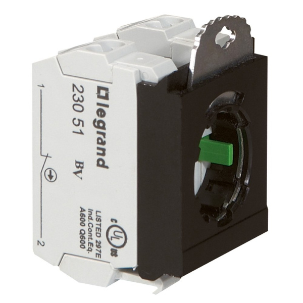 Купить Legrand Osmoz Комплектующий блок для кнопок для компл. без подсветки пружин. клеммы 2Н.З. + 3-постовой монт. адаптер 023106