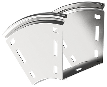 IEK ESCA Поворот плавный 45град тип В20 ESCA 80х150мм