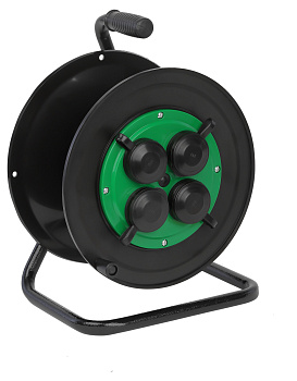 ЭРА Катушка пластиковая RP-4e-IP44 для подключения провода 4 розетки c заземлением с защитными крышками