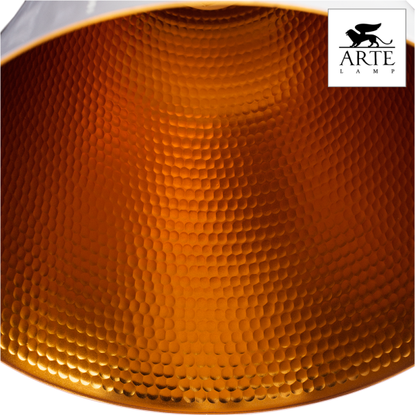 Купить Arte Lamp Cappello Белый/Золото Светильник подвесной 1x60W 1xE27 A3408SP-1WH
