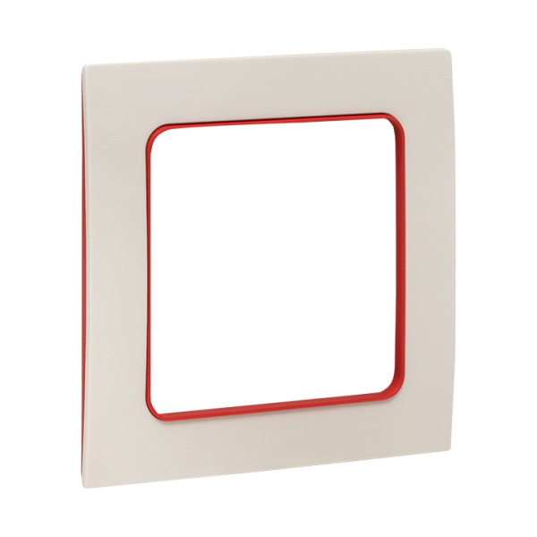 Купить EKF PROxima Стокгольм Белый Линия красная Рамка 1-ая