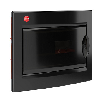 DKC Щиток встраиваемый 12 мод.,IP 41 ,черный