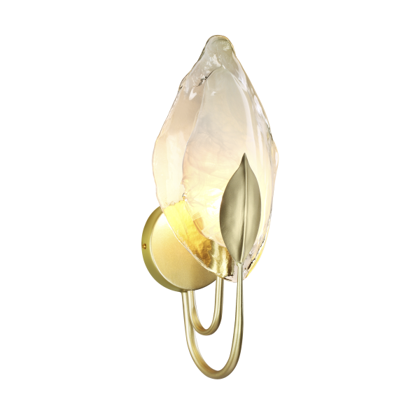 Купить Odeon Light 4924/1W HALL ODL22 371 матов.золотой/белый/стекло Бра E14 1*40W MOKARTA