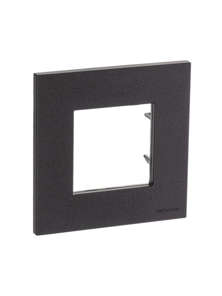 Купить ABB NIE Zenit Антрацит Рамка 1-я 2 мод 2CLA227100N1801