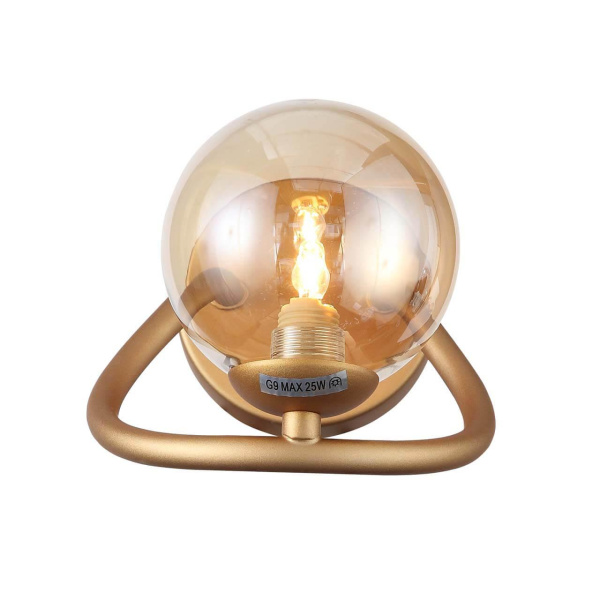 Купить ST Luce SL1502.201.01 Светильник настенный Золото/Янтарный G9 1*3W