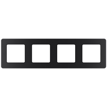 Legrand INSPIRIA Антрацит Рамка - 4 поста 673963