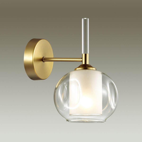 Купить Lumion 4432/1W LN20 151 античный коричневый, стекло Бра E14 1*40W 220V HAZEL