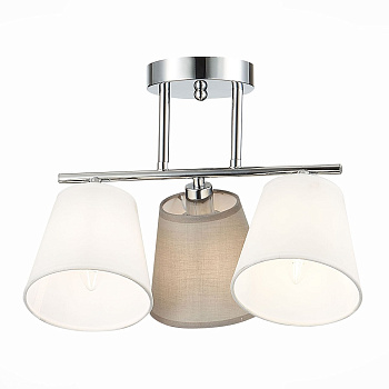 Evoluce SLE300402-03 Люстра потолочная хром/белый, серый E14 3*40W