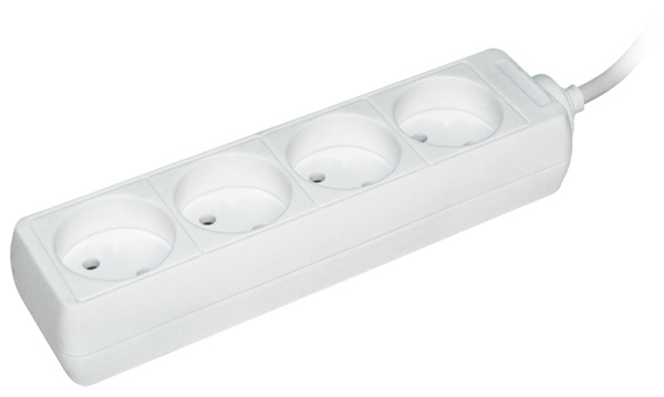 IEK Удлинитель У4 4 места 2Р/5метров 2х0.75мм2 10А/250