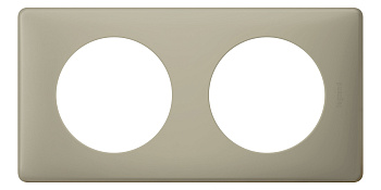 Legrand Celiane2 Перкаль Грин Рамка 2-я (2+2 мод) 066712