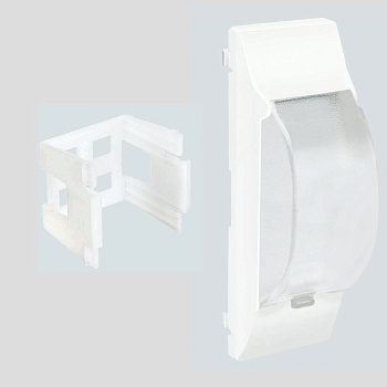 Simon Connect Алюминий Плата для установки атоматического выключателя формата DIN, 135x45мм KF03-8