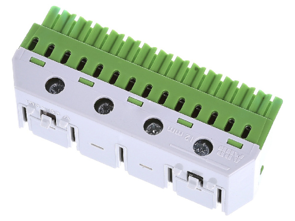 Купить ABB Клеммник самозажимной PE 14x4+4x25мм ZK144G (5 ед.шир) 1SPE007715F9715