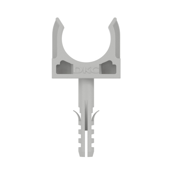 DKC Держатель с защелкой и дюбелем, д.20мм, в упаковках по 5шт.