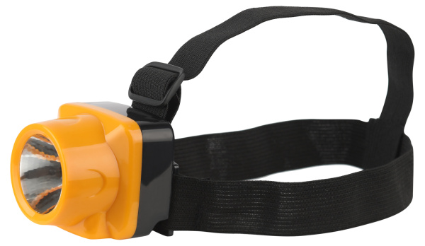 ТРОФИ TG1 Фонарь налобный светодиодный аккумуляторный, яркий, 4V0.5Ah, 1xLED, ЗУ 220V Б0053033