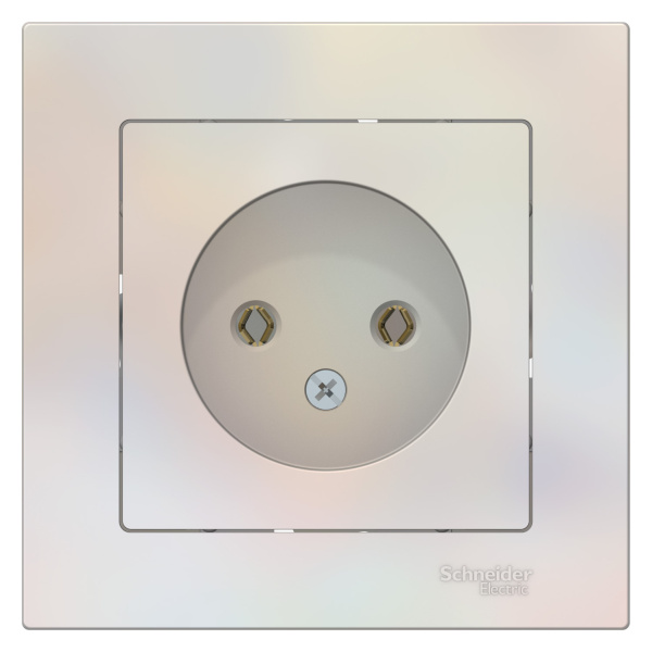 Купить Systeme Electric AtlasDesign Жемчуг Розетка б/з, 16А, в сборе