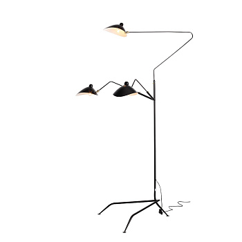 ST Luce SL305.405.03 Торшер Черный/Черный, Белый E27 3*60W ST Luce SL305.405.03 Торшер Черный/Черный, Белый E27 3*60W