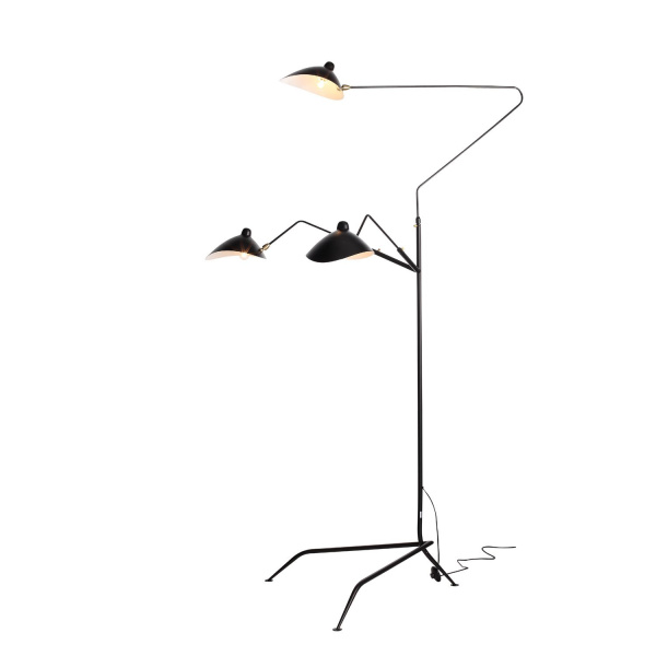 ST Luce SL305.405.03 Торшер Черный/Черный, Белый E27 3*60W ST Luce SL305.405.03 Торшер Черный/Черный, Белый E27 3*60W