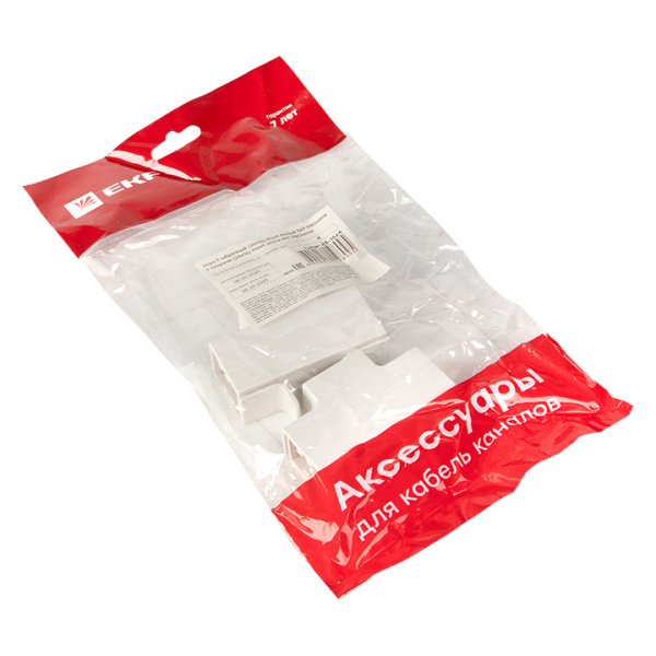 Купить EKF PROxima Угол T-образный (25х16) (4 шт) Plast Белый