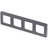 Купить Legrand INSPIRIA Дымчатый Рамка - 4 поста 673967