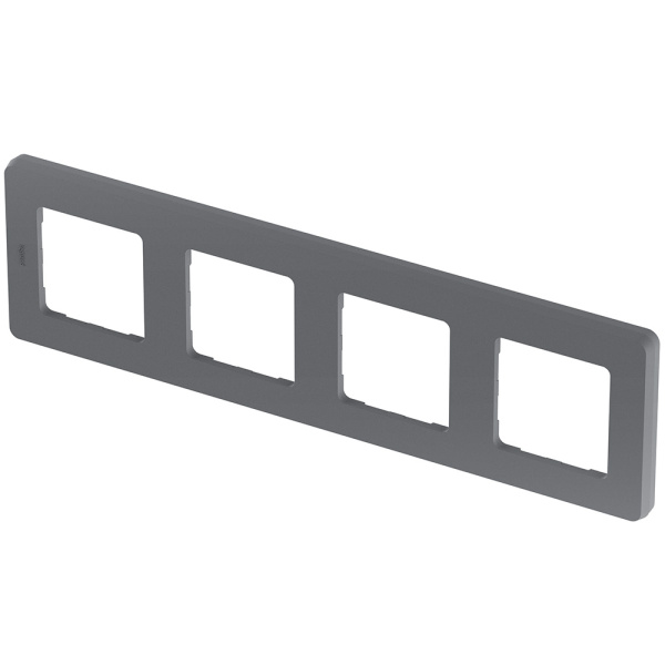 Купить Legrand INSPIRIA Дымчатый Рамка - 4 поста 673967