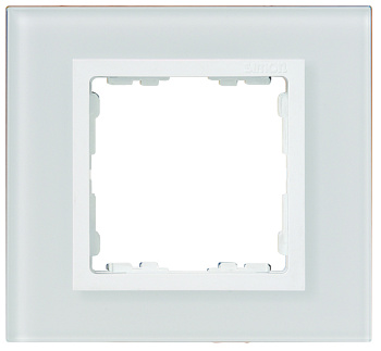 Simon 82 Nature Белый/Белое стекло Рамка 2-ая 82627-30