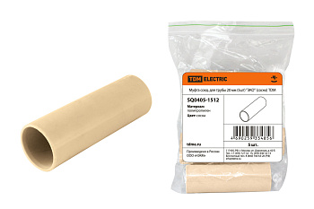 TDM Муфта соед. для трубы 20 мм (5шт) "ЭКО" (сосна) SQ0405-1512