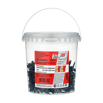 Tech-Krep Саморез 3,5*32 редкая резьба (1кг) 125584