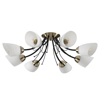 Lumion 4592/8C COMFI черный, бронза Люстра Потолочная E27 8*40W 220V ELIANA