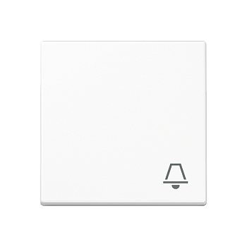 JUNG A 500 Белая Клавиша 1-ая с символом ЗВОНОК A590KWW