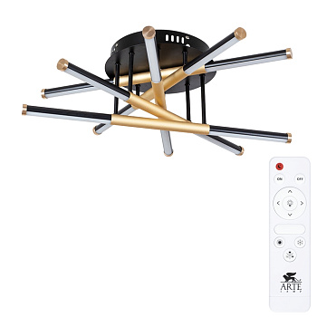 Arte Lamp A2199PL-5BK Светильник потолочный