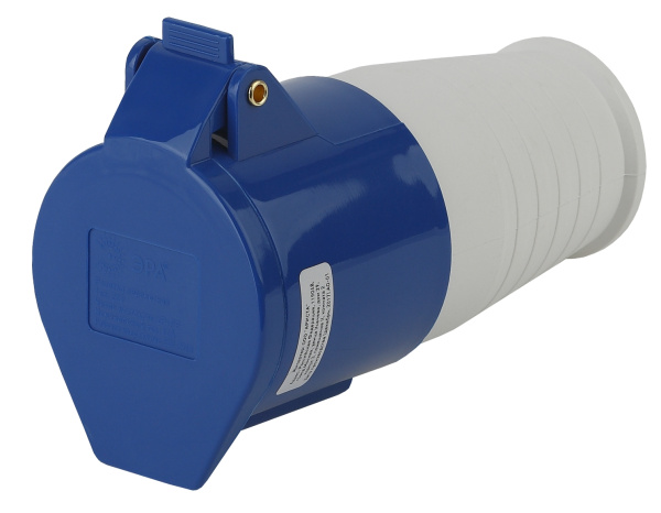 ЭРА R-32-2P-PE-IP44 Розетка переносная 223 2Р+РЕ 32А 220В IP44