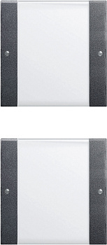 Gira Прозрачный/Антрацит Комплект клавиш, 2 шт. 213228