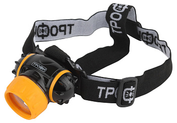 ТРОФИ GB-302 Фонарь  Налобный 7xLED, 3хААА Б0036617 ТРОФИ GB-302 Фонарь  Налобный 7xLED, 3хААА Б0036617