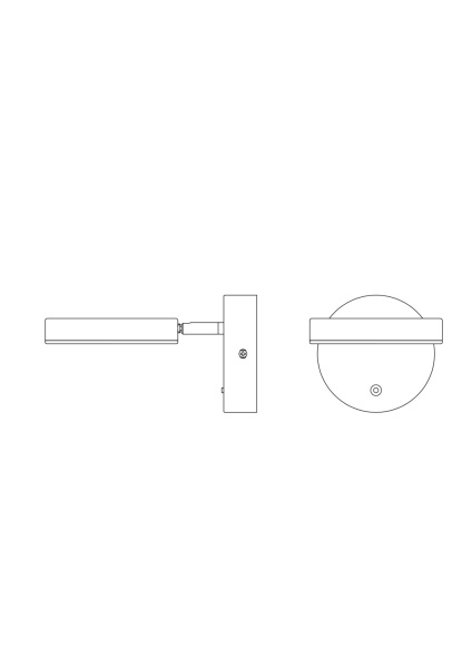 Купить Maytoni Technical Бра Черный MOD070WL-L8B3K