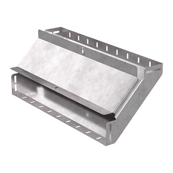 Промрукав Угол вертикальный внутренний 90 градусов с крышкой Стандарт 500х80 PR16.0605