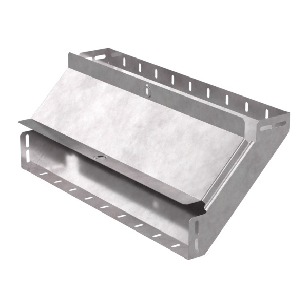 Промрукав Угол вертикальный внутренний 90 градусов с крышкой Стандарт 500х80 PR16.0605