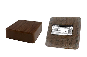 TDM Коробка распаячная КР 75х75х28 ОП бук, с клем. колодкой, IP40, инд. штрихкод SQ1401-0306