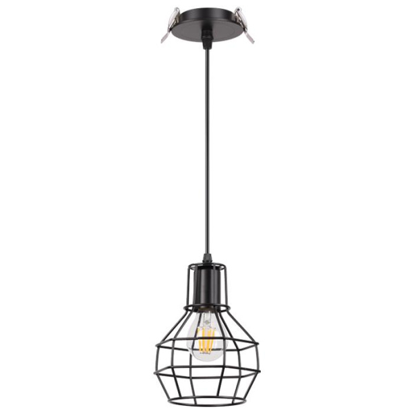 Novotech 370424 NT19 108 черный Встраиваемый светильник IP20 E27 50W 220V ZELLE